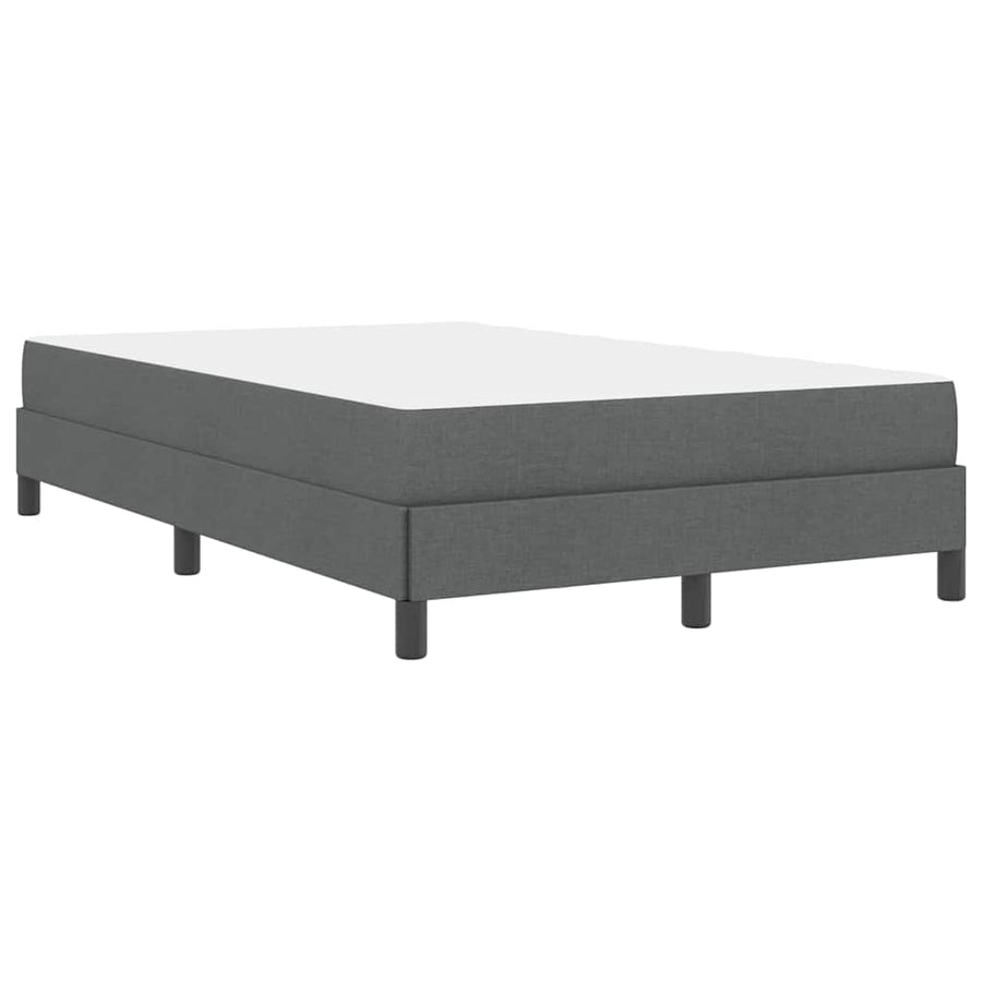 Boxspring bed Anders Donkergrijs 120 x 200 cm Stof