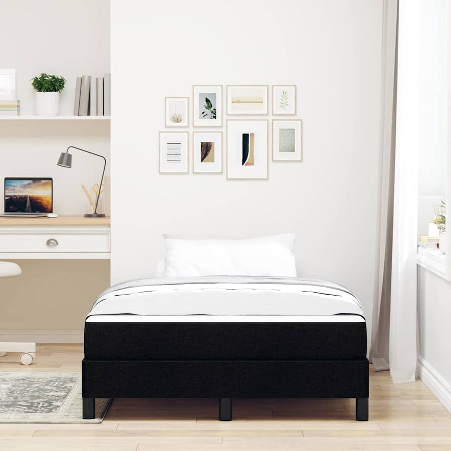 Boxspring bed Anders Zwart 120 x 200 cm Stof