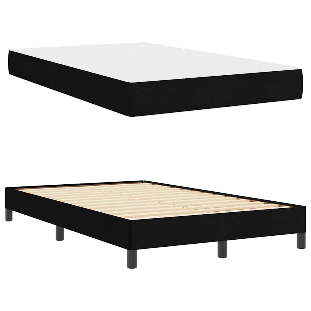 Boxspring bed Anders Zwart 120 x 200 cm Stof