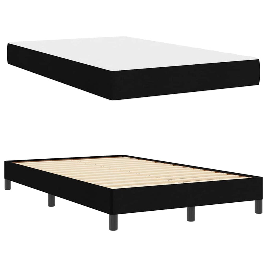 Boxspring bed Anders Zwart 120 x 200 cm Stof