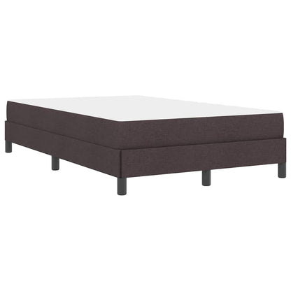 Boxspringbed met matras Donkerbruin 120 x 200 cm Stof