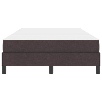 Boxspringbed met matras Donkerbruin 120 x 200 cm Stof