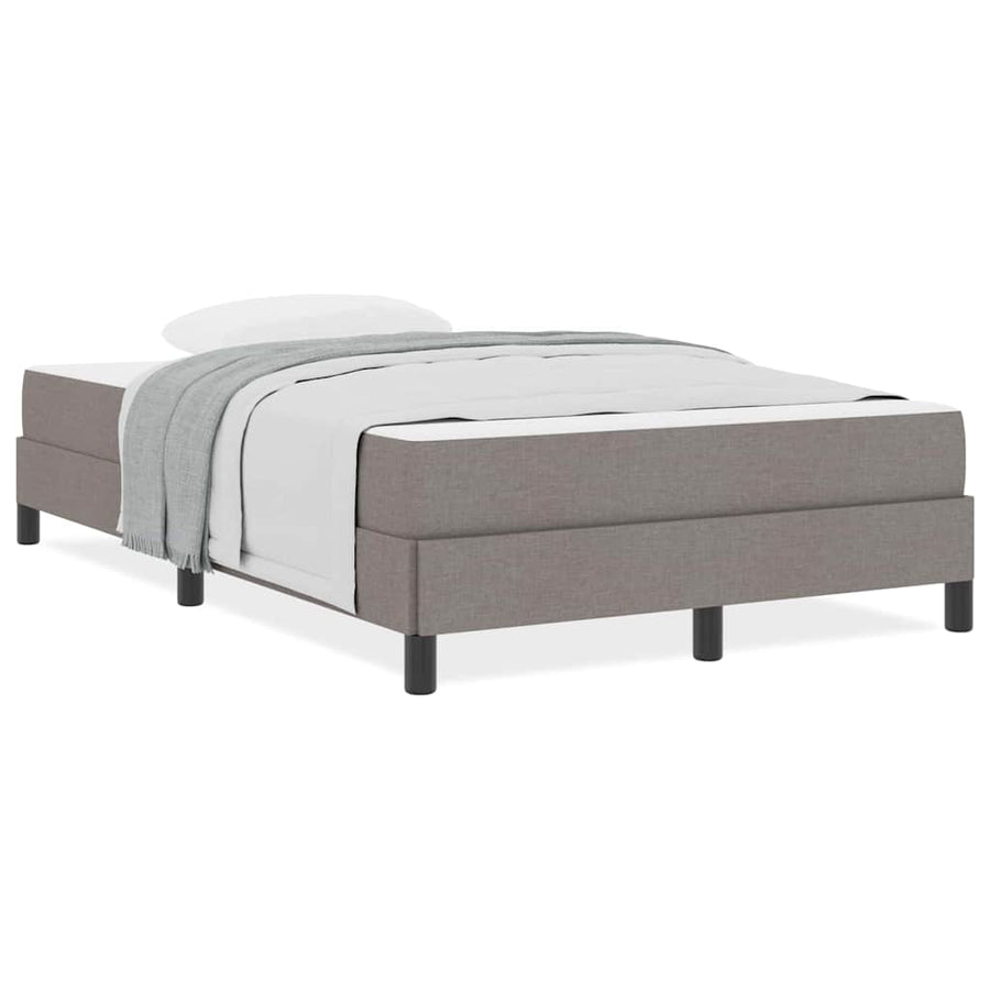 Boxspring bed Anders Taupe 120 x 200 cm Stof