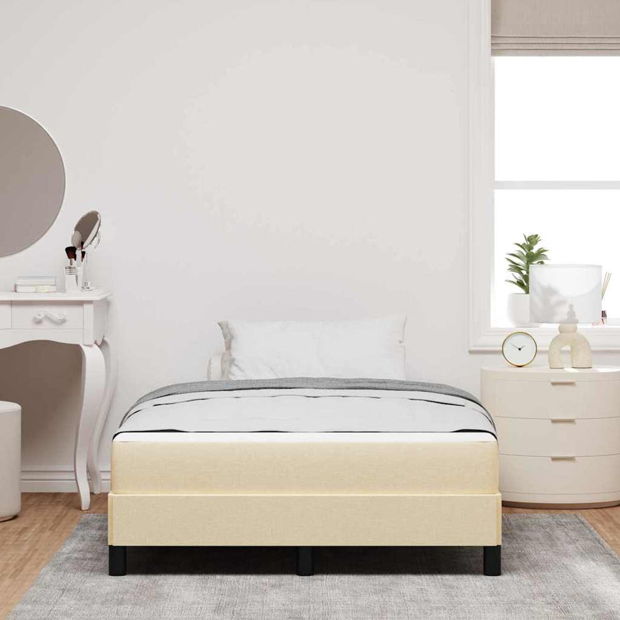 Boxspring bed Anders Crème 120 x 200 cm Stof
