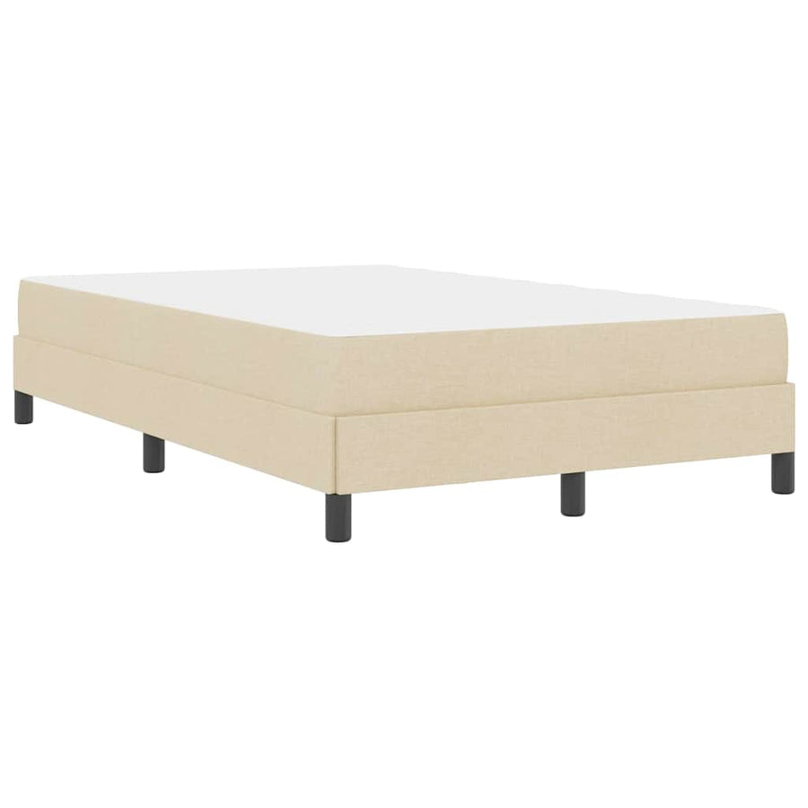 Boxspring bed Anders Crème 120 x 200 cm Stof