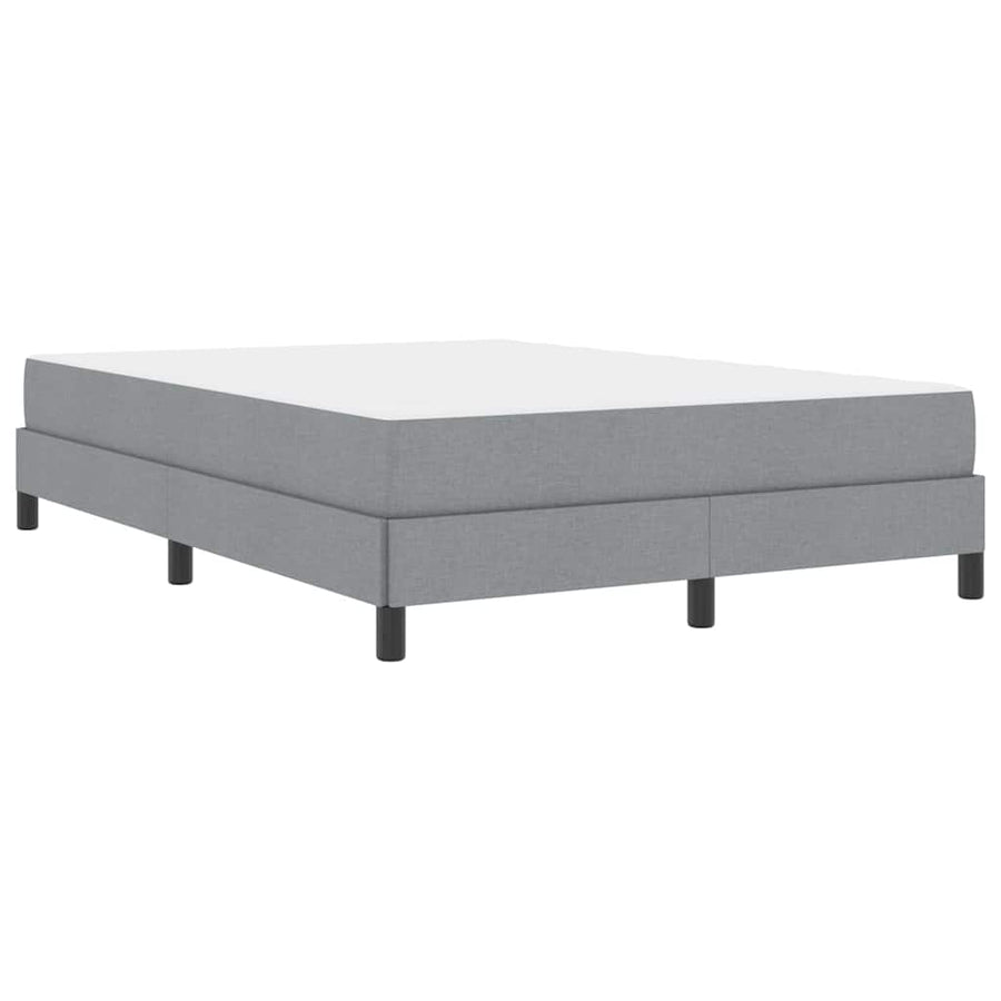 Boxspring bed Anders Lichtgrijs 140 x 190 cm Stof