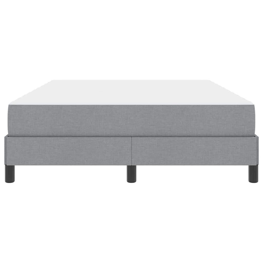 Boxspring bed Anders Lichtgrijs 140 x 190 cm Stof