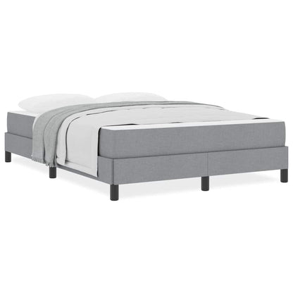 Boxspring bed Anders Lichtgrijs 140 x 190 cm Stof