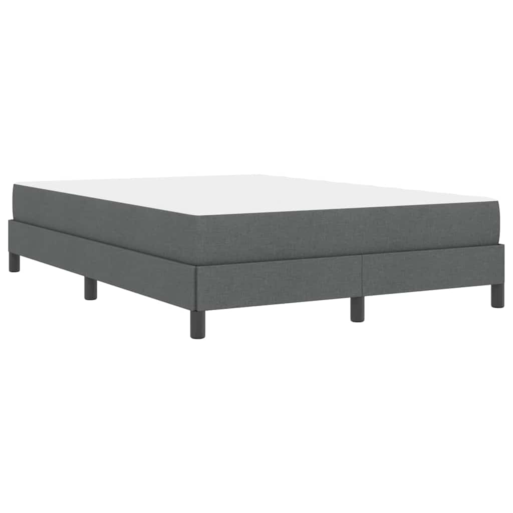 Boxspring bed Anders Donkergrijs 140 x 190 cm Stof