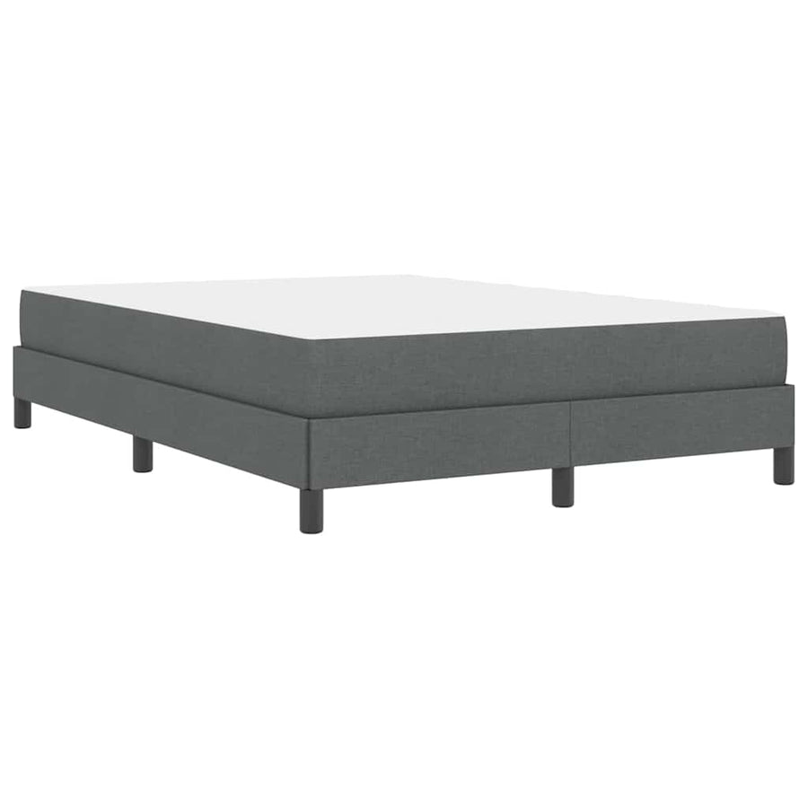 Boxspring bed Anders Donkergrijs 140 x 190 cm Stof