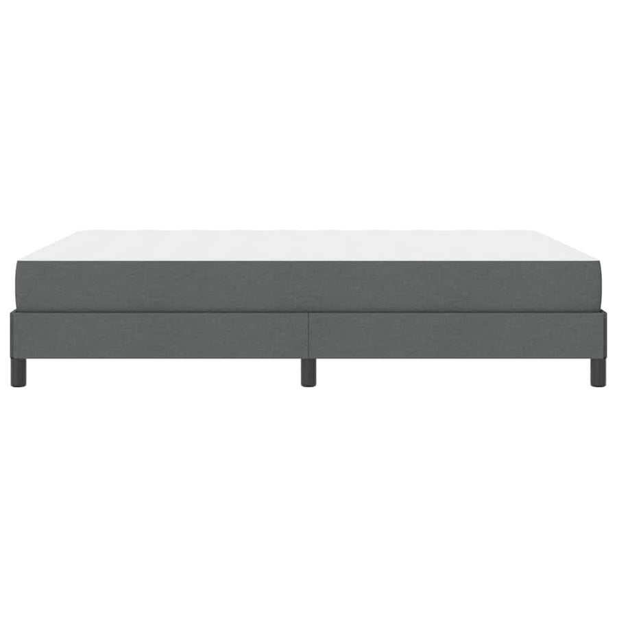 Boxspring bed Anders Donkergrijs 140 x 190 cm Stof