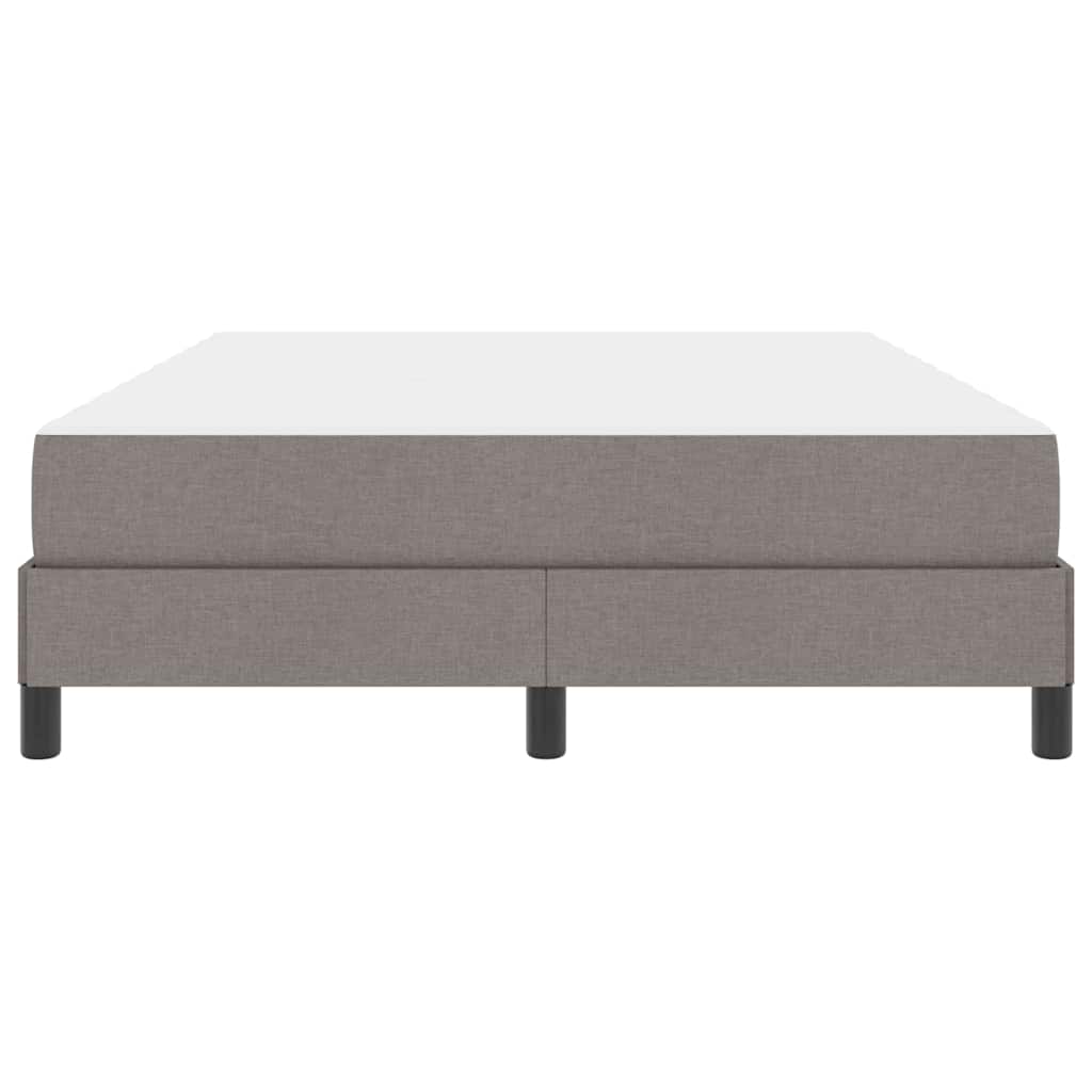 Boxspring bed Anders Taupe 140 x 190 cm Stof