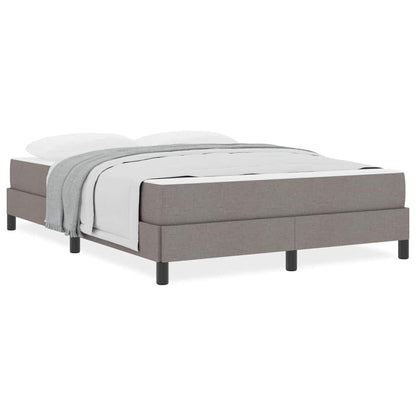 Boxspring bed Anders Taupe 140 x 190 cm Stof