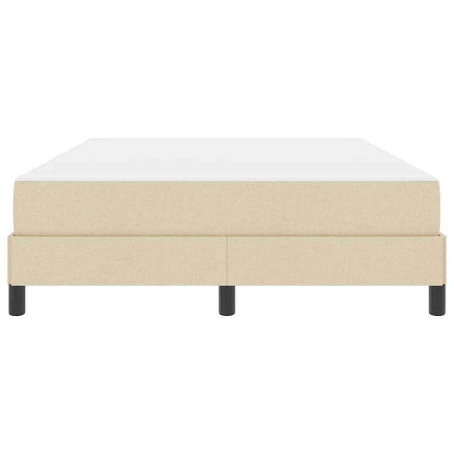 Boxspring bed Anders Crème 140 x 190 cm Stof