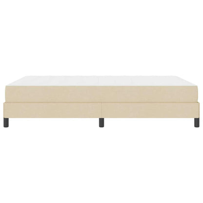 Boxspring bed Anders Crème 140 x 190 cm Stof