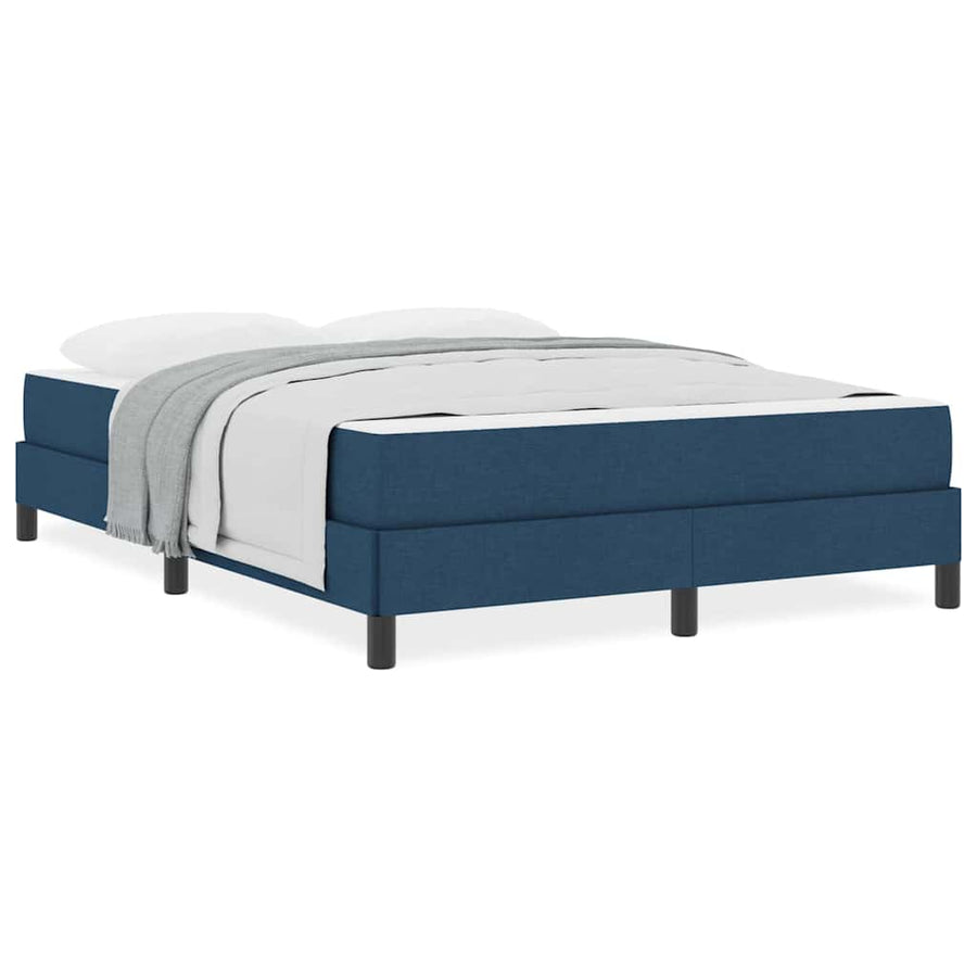 Boxspring bed Anders Blauw 140 x 190 cm Stof