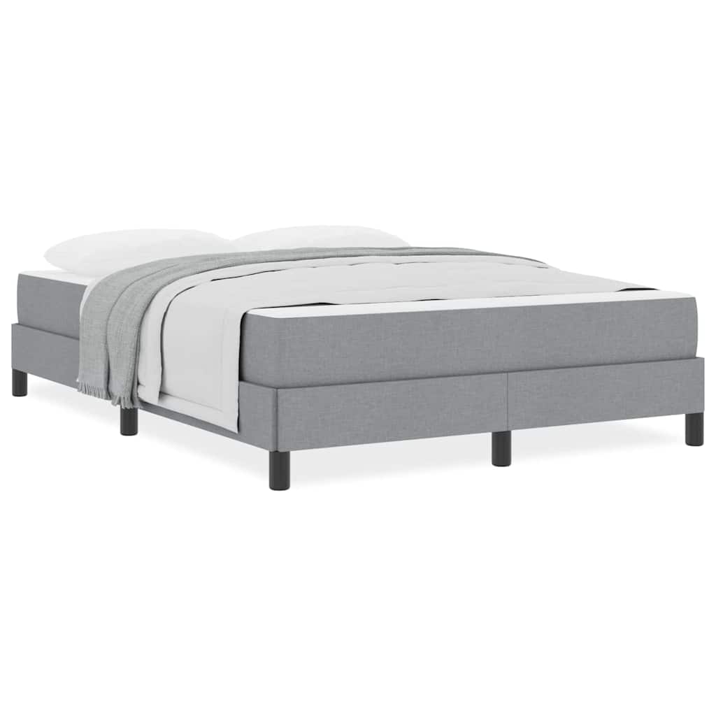 Boxspring bed Anders Lichtgrijs 140 x 200 cm Stof