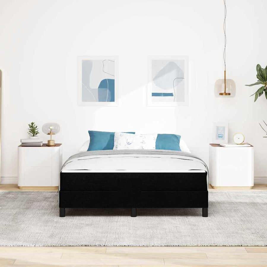 Boxspring bed Anders Zwart 140 x 200 cm Stof