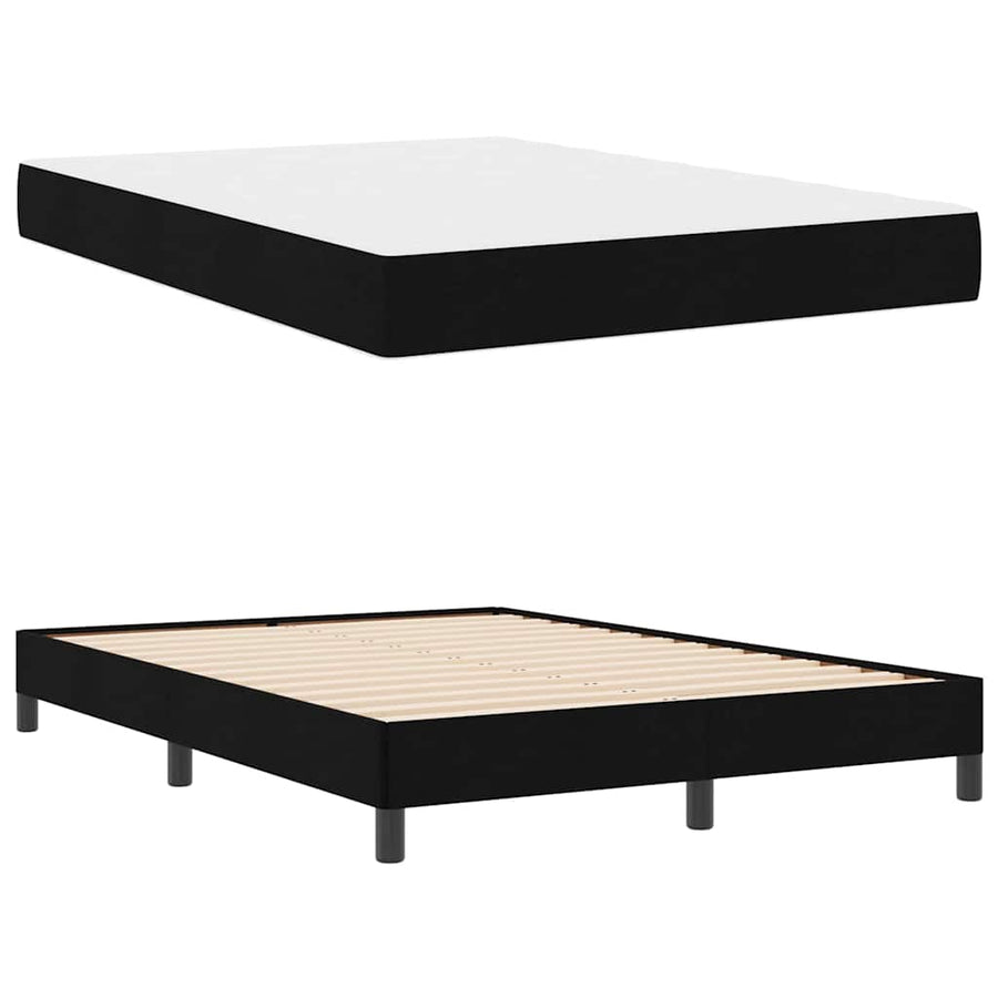 Boxspring bed Anders Zwart 140 x 200 cm Stof