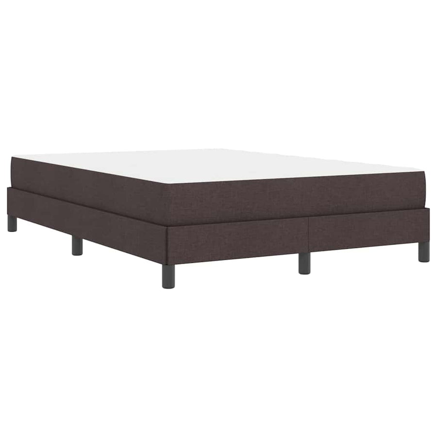 Boxspring bed Anders Donkerbruin 140 x 200 cm Stof