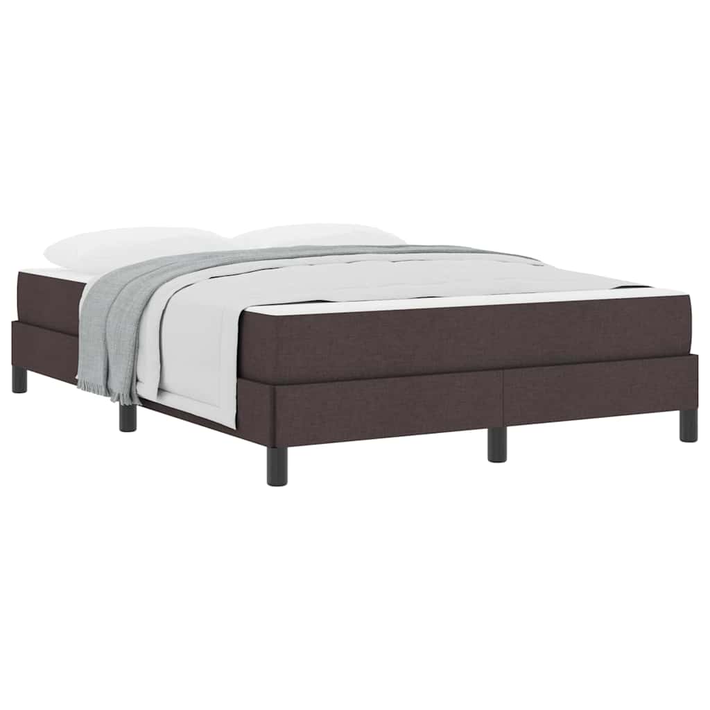 Boxspring bed Anders Donkerbruin 140 x 200 cm Stof