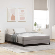 Boxspringbed met matras 140x200 cm taupe