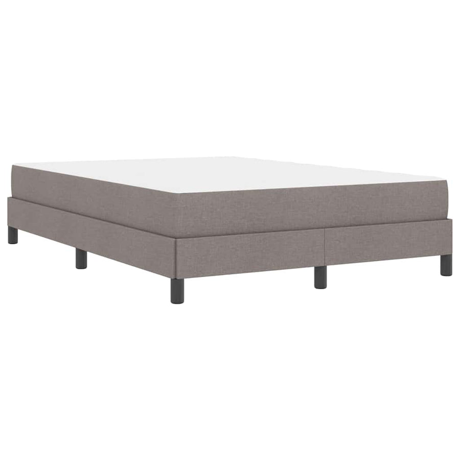 Boxspring bed Anders Taupe 140 x 200 cm Stof