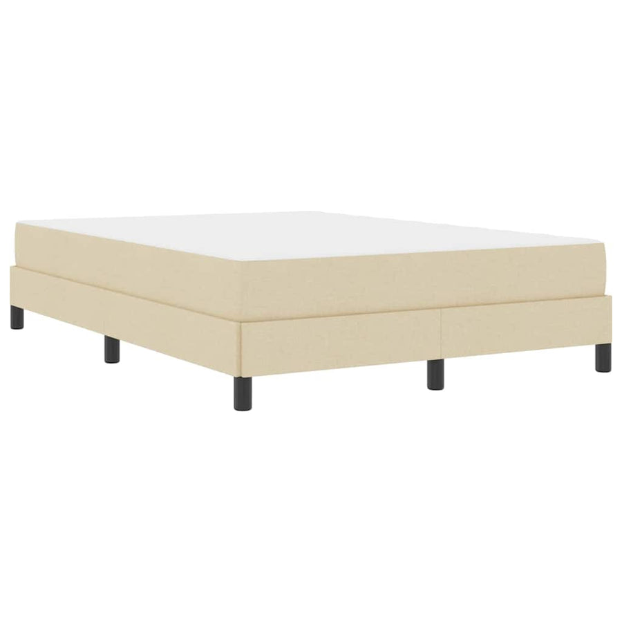 Boxspring bed Anders Crème 140 x 200 cm Stof