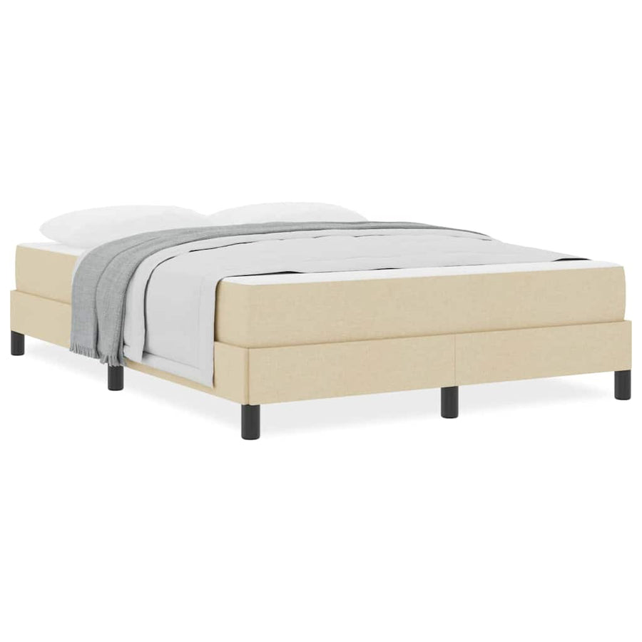 Boxspring bed Anders Crème 140 x 200 cm Stof