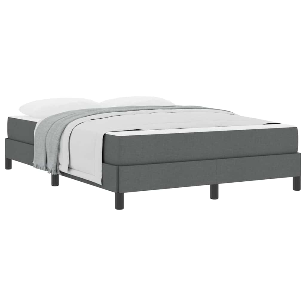 Boxspring bed Anders Donkergrijs 160 x 200 cm Stof