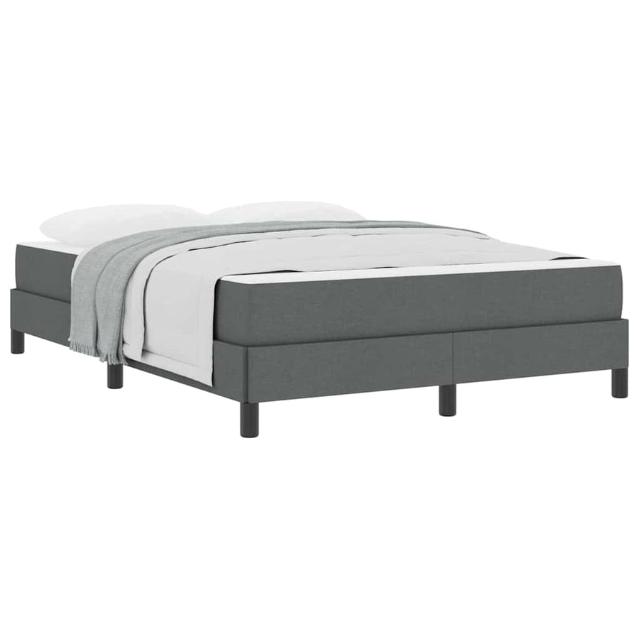 Boxspring bed Anders Donkergrijs 160 x 200 cm Stof