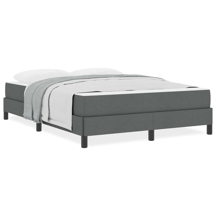 Boxspring bed Anders Donkergrijs 160 x 200 cm Stof