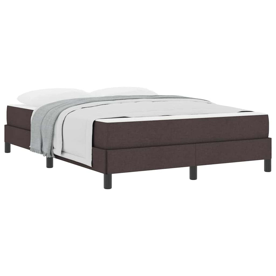 Boxspring bed Anders Donkerbruin 160 x 200 cm Stof