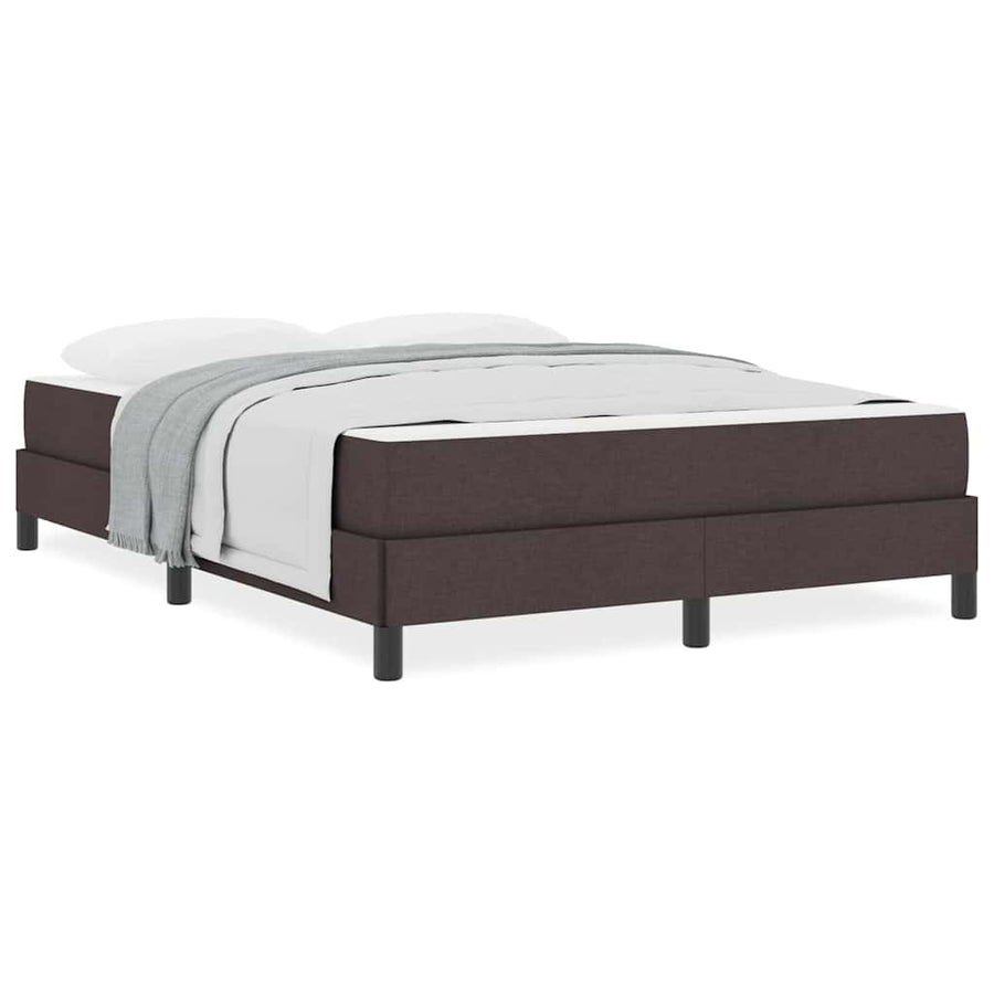 Boxspring bed Anders Donkerbruin 160 x 200 cm Stof