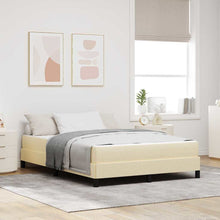 Boxspring bed Anders Crème 160 x 200 cm Stof