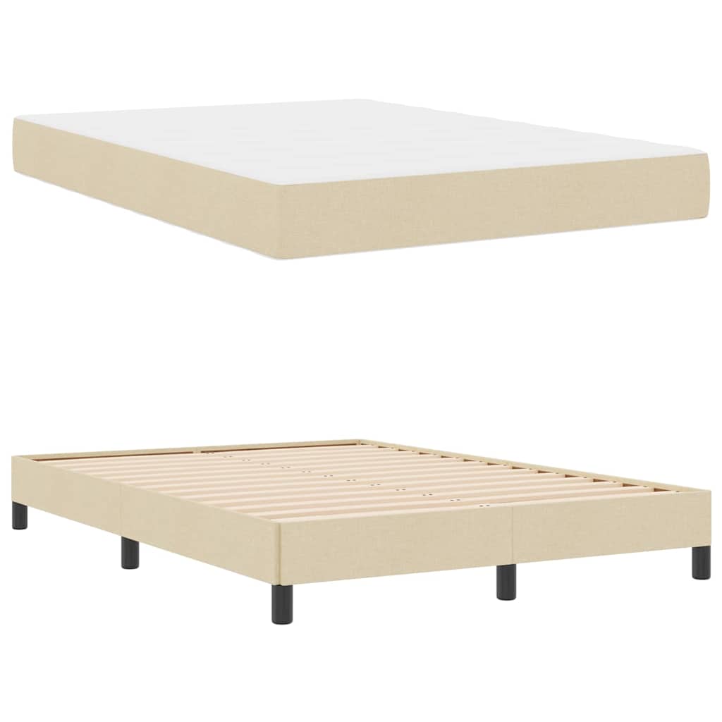 Boxspring bed Anders Crème 160 x 200 cm Stof