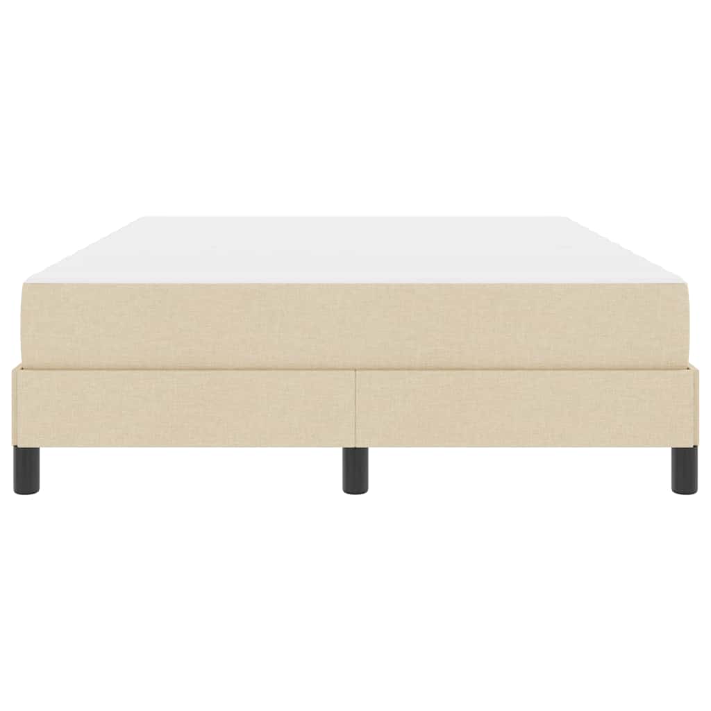 Boxspring bed Anders Crème 160 x 200 cm Stof