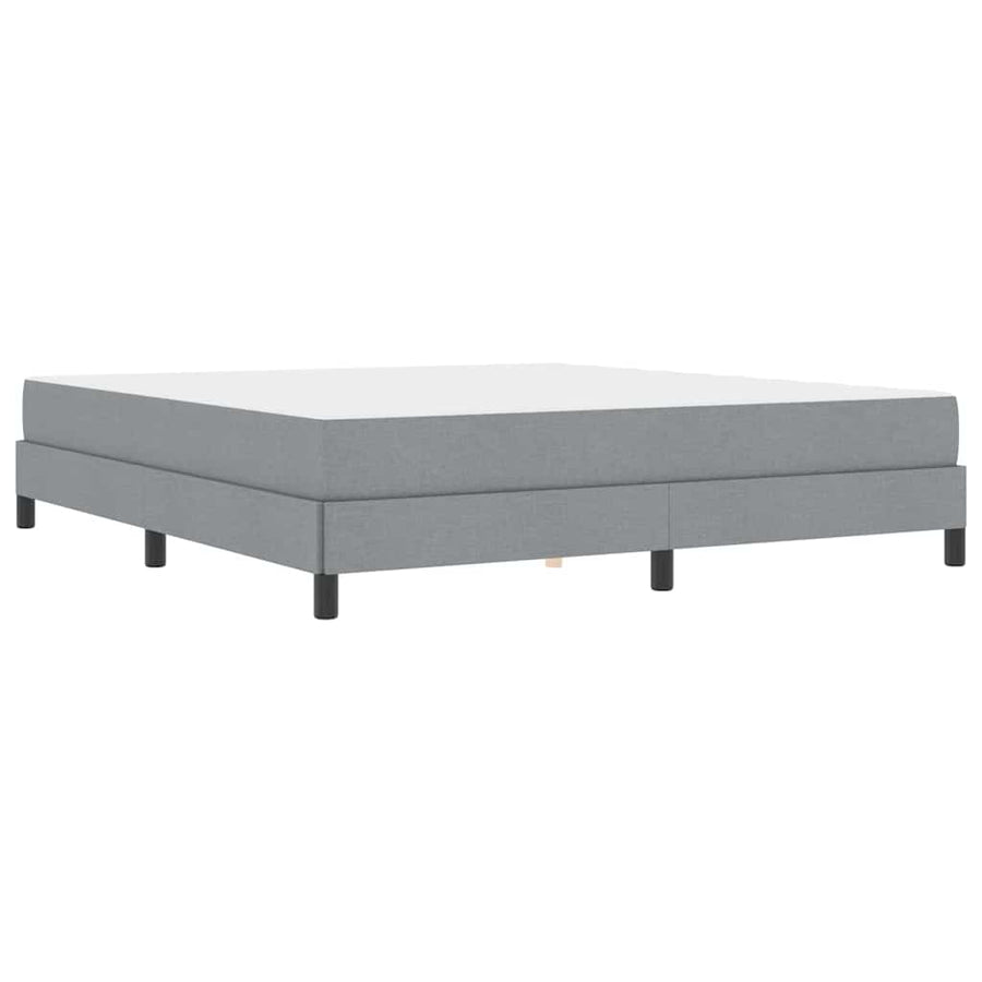 Boxspring bed Anders Lichtgrijs 180 x 200 cm Stof