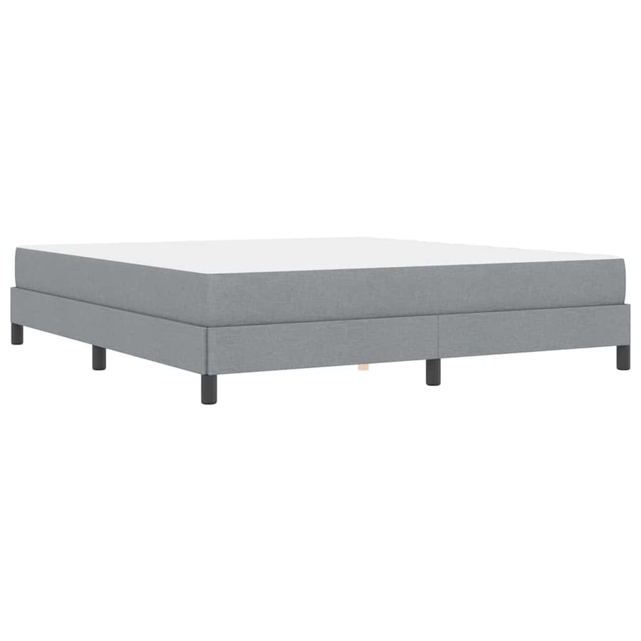 Boxspring bed Anders Lichtgrijs 180 x 200 cm Stof