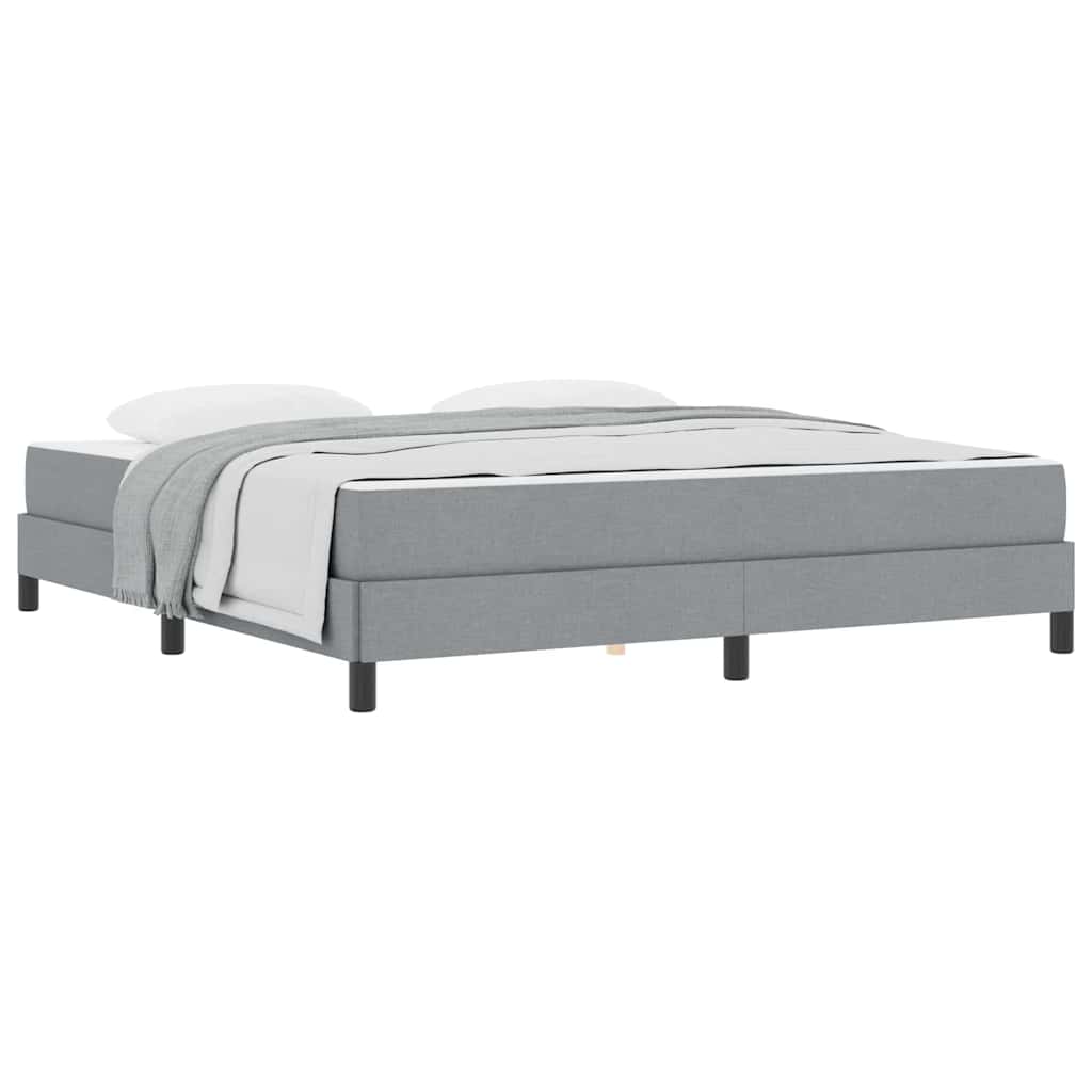 Boxspring bed Anders Lichtgrijs 180 x 200 cm Stof