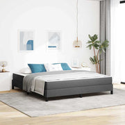Boxspringbed met matras 180x200 cm donkergrijs