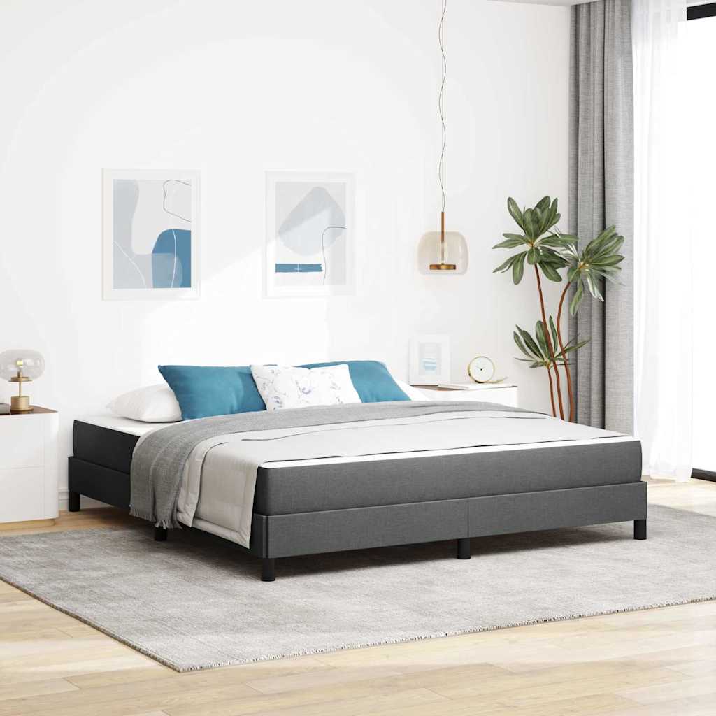 Boxspring bed Anders Donkergrijs 180 x 200 cm Stof