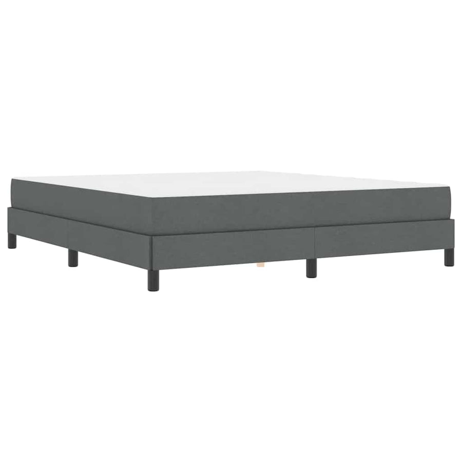 Boxspring bed Anders Donkergrijs 180 x 200 cm Stof