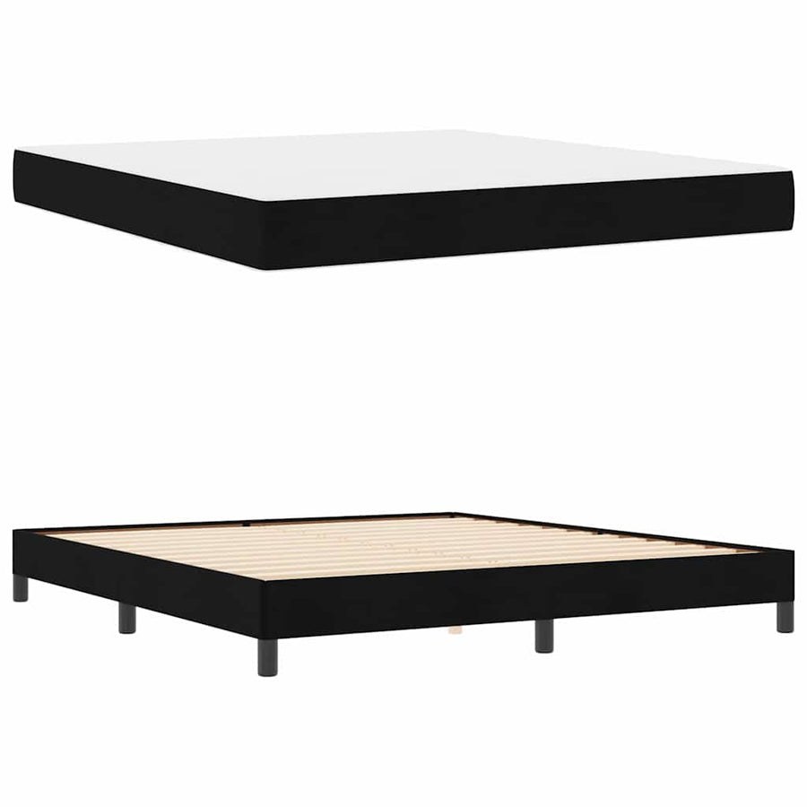 Boxspring bed Anders Zwart 180 x 200 cm Stof