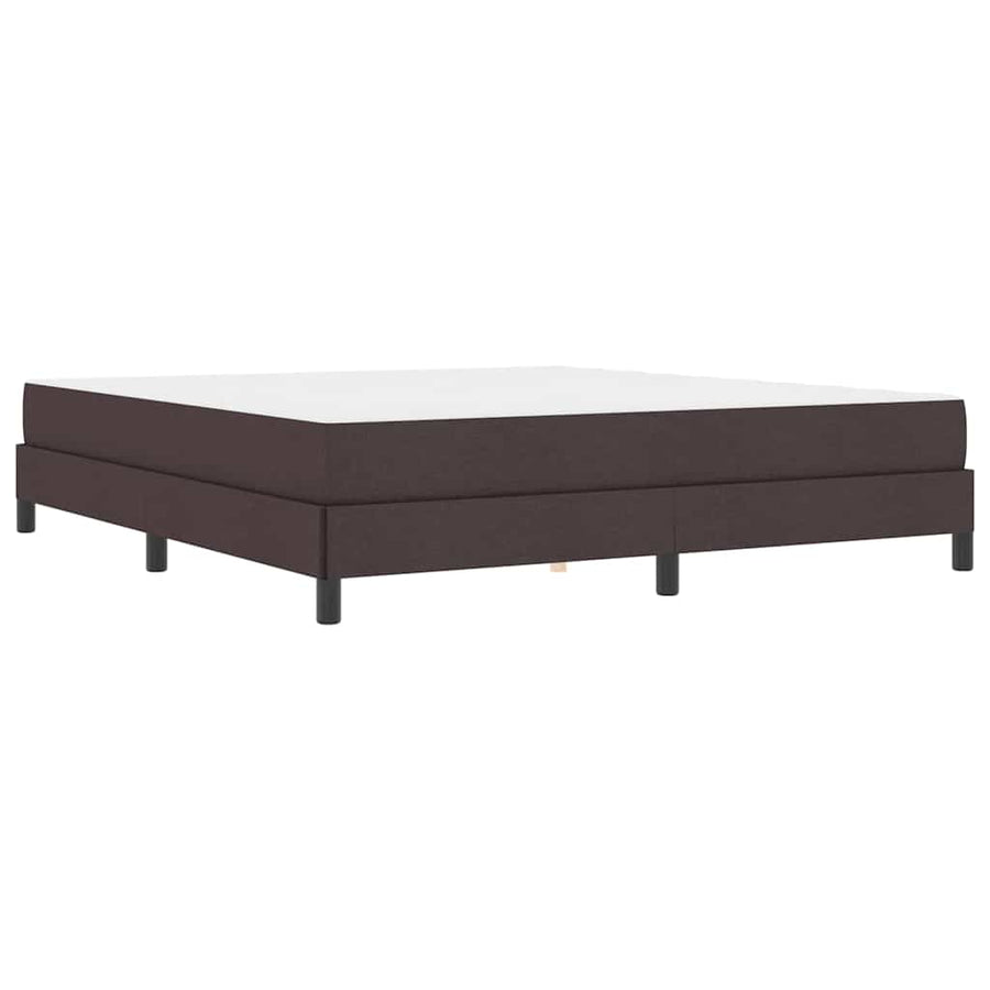 Boxspring bed Anders Donkerbruin 180 x 200 cm Stof