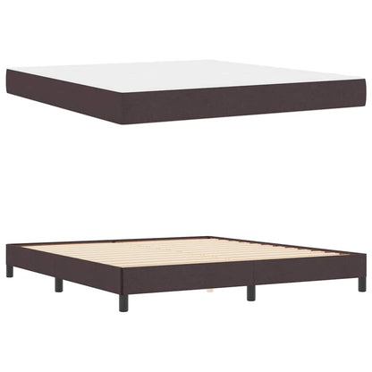 Boxspring bed Anders Donkerbruin 180 x 200 cm Stof