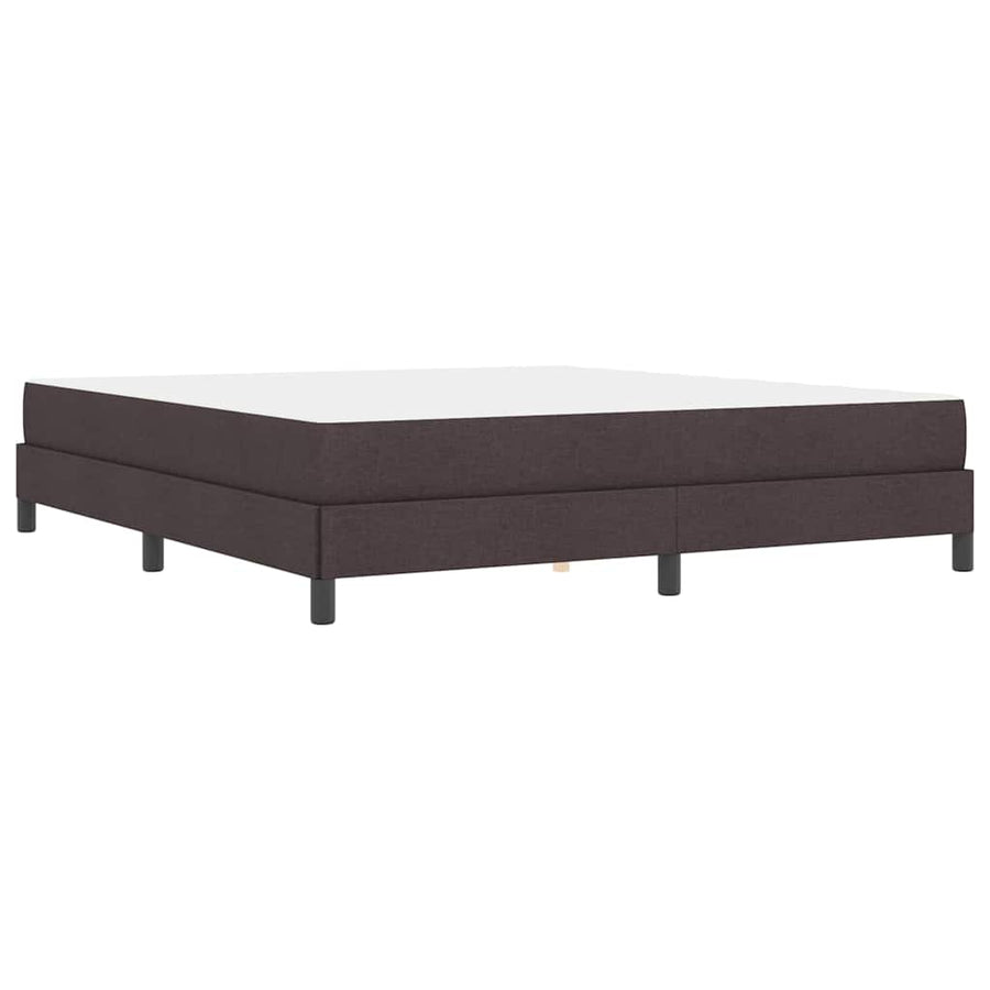Boxspring bed Anders Donkerbruin 180 x 200 cm Stof