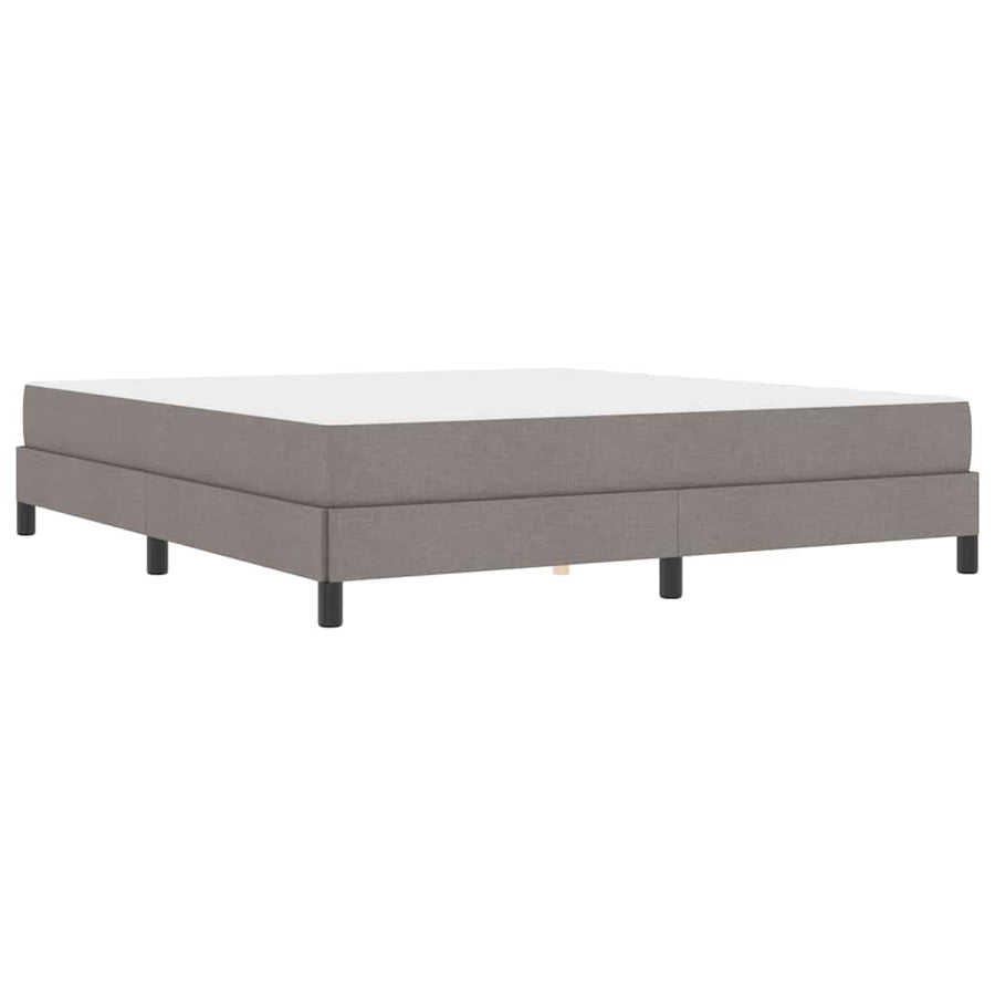Boxspring bed Anders Taupe 180 x 200 cm Stof