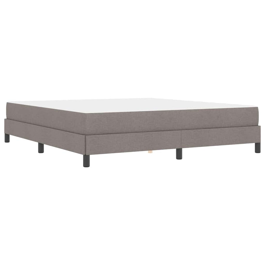 Boxspring bed Anders Taupe 180 x 200 cm Stof