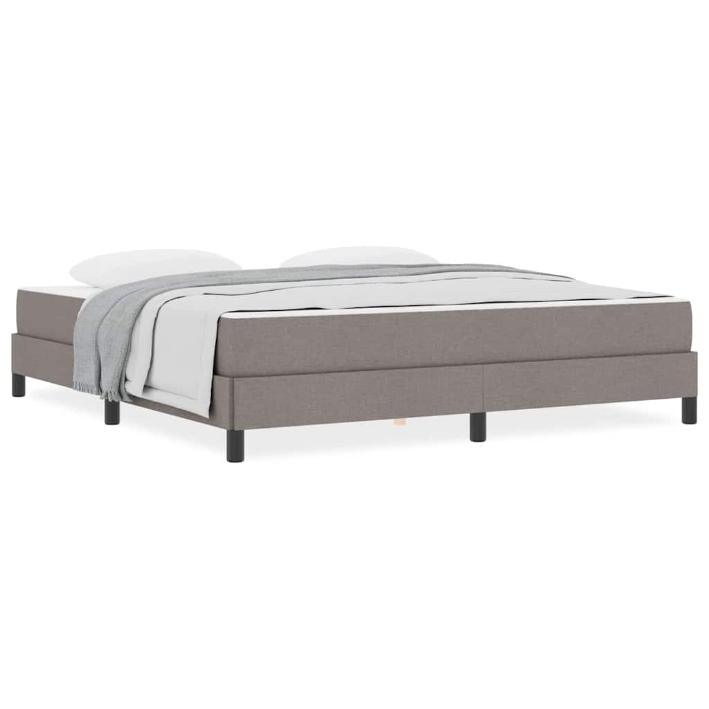 Boxspring bed Anders Taupe 180 x 200 cm Stof